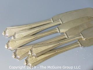 Collectible: Silver: Collection of sterling flatware - all same pattern; 1380g