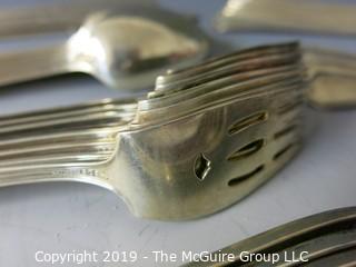 Collectible: Silver: Collection of sterling flatware - all same pattern; 1380g