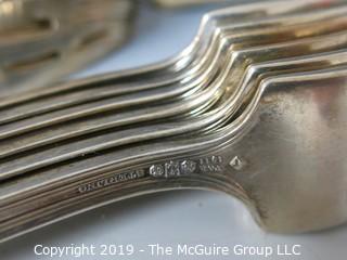 Collectible: Silver: Collection of sterling flatware - all same pattern; 1380g