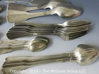 Collectible: Silver: Collection of sterling flatware - all same pattern; 2030g