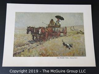 Art: Print: Collection: 8 pieces by Harvey Dunn - Western Americana Theme