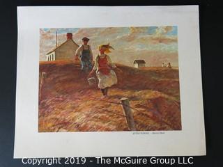 Art: Print: Collection: 8 pieces by Harvey Dunn - Western Americana Theme