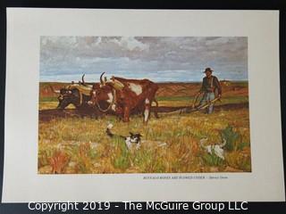 Art: Print: Collection: 8 pieces by Harvey Dunn - Western Americana Theme