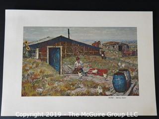 Art: Print: Collection: 8 pieces by Harvey Dunn - Western Americana Theme