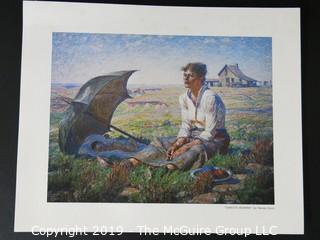 Art: Print: Collection: 14 prints by Harvey Dunn Western Prairie Theme