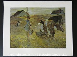 Art: Print: Collection: 14 prints by Harvey Dunn Western Prairie Theme