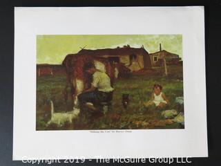 Art: Print: Collection: 14 prints by Harvey Dunn Western Prairie Theme