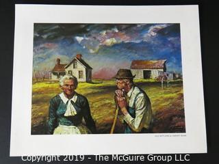 Art: Print: Collection: 14 prints by Harvey Dunn Western Prairie Theme