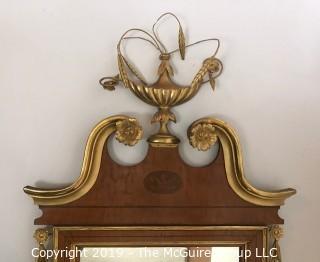 Furniture: Vintage: George III Mahogany and Parcel-Gilt Wall Mirror; 28 x 42"T