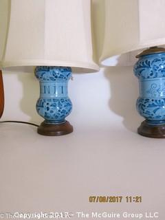 Pair of Ceramic Table Lamps; 19 1/2"T 