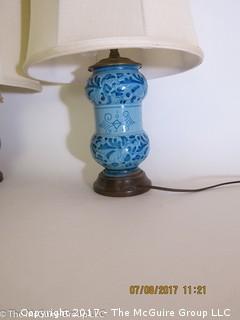 Pair of Ceramic Table Lamps; 19 1/2"T 