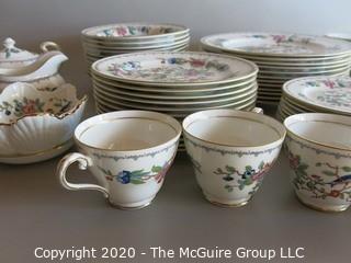 76 piece Set of Pembroke Aynsley China - Floral Pattern