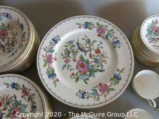 76 piece Set of Pembroke Aynsley China - Floral Pattern