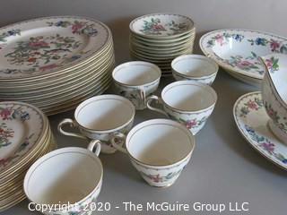 76 piece Set of Pembroke Aynsley China - Floral Pattern