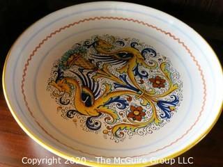 Deruta Ceramiche Hand Painted Plate Made in Italy 13" in diameter