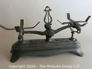 Cast Iron Balancing Scale with Weights