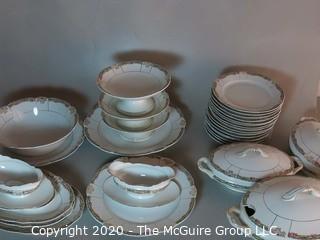 Set of Bavarian China includes serving pieces