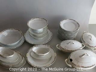 Set of Bavarian China includes serving pieces