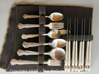 (49) piece Set of William Rogers Silver Plate Flatware