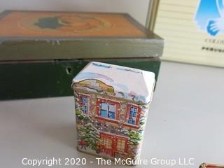 Group of Advertising Tins and Boxes