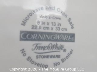 Group of Ceramic Cooking & Serving items including Villeroy & Boch & Corningware 