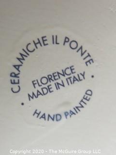 Ceramiche Il Ponte Hand Painted Canister Made in Italy