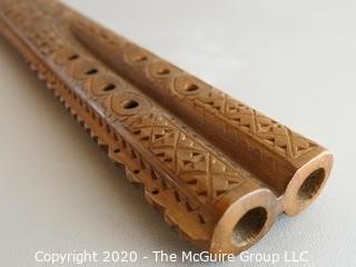 Carved Wooden Flute