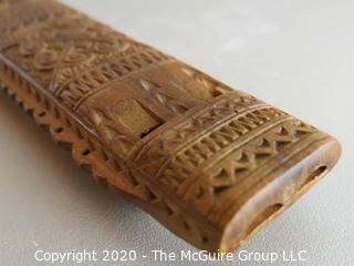 Carved Wooden Flute