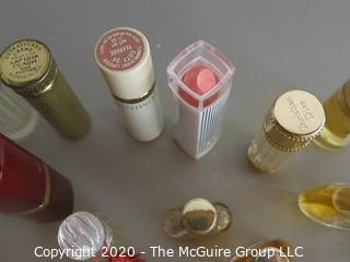 Vintage Vanity Items and Small Sample Perfume Bottles