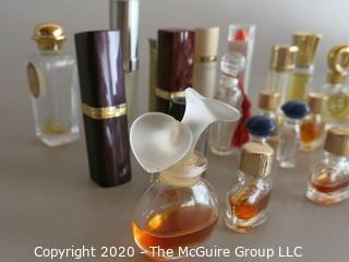 Vintage Vanity Items and Small Sample Perfume Bottles