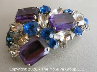 Group of Miscellaneous Jewelry - Includes some Sterling and a Signed Rhinestone brooch