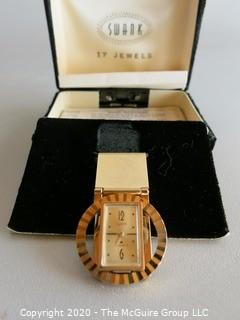 Swank 17 Jewel Watch Money Clip in Box