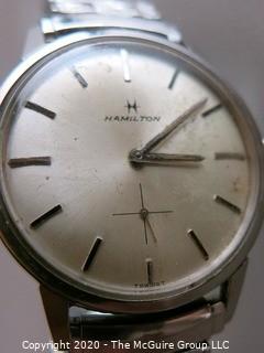 Men's Silver Hamilton Wrist Watch