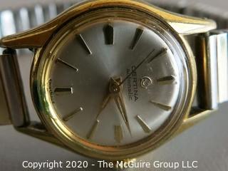 Men's Certina Automatic Gold Wrist Watch on Band