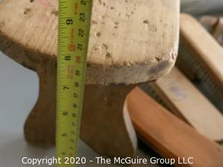 Group of Wooden Tools, Boxes & Stool