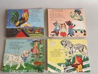 Four Vintage Children's Jigsaw Puzzles