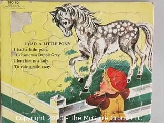 Four Vintage Children's Jigsaw Puzzles