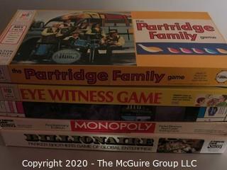 Group of Vintage Board Games