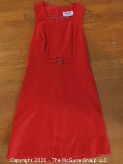 Red Italian Made Dress European size 42