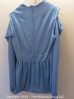 Blue Wrap Gown