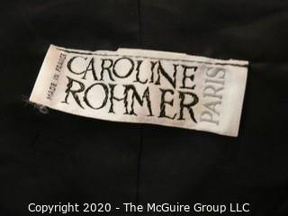 Caroline Rohmer Paris 2 Piece Evening Suit