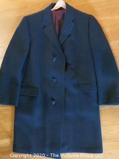 Royal Kasheen Crombie Men's Coat Made in Scotland