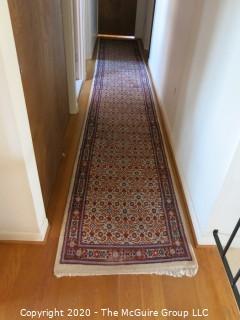 Hand Woven Long Runner Area Rug; 30 x 196"