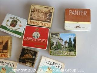 Collection including Cigar and Cigarette Tins 