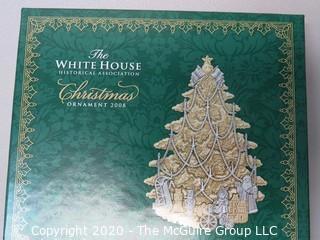 2008 White House Official Holiday Ornament - in box