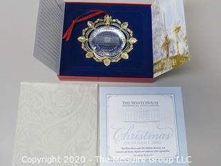 2002 White House Official Holiday Ornament - in box