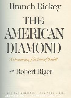 Book Titles: "Branch Rickey: The American Diamond": Robert Riger and "The Days of Mr. McGraw" by Joseph Durso