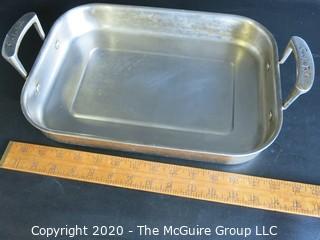 Sur La Table Roasting Pan.  Measures approximately 9" x 14" x 2"