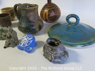 Group of 10 Ceramic Decorative Items