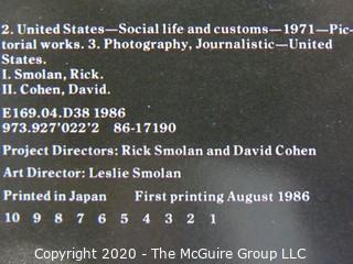 Set of 2 "A Day in the Life of America", Photography books, 1986 Edition